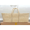 (BC-BA1008) Natural de alta qualidade Straw Handmade Carry Baby Basket